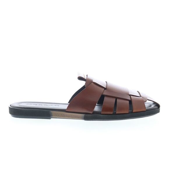 Mezlan Mens Backless Fisherman Sandals Brown Shoes (NWT) - Picture 1 of 7